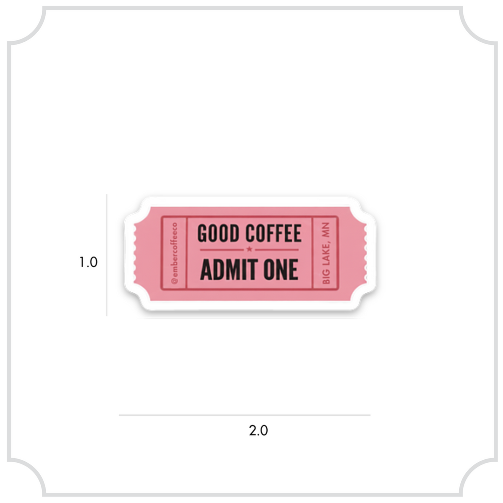 One Good Brew Please Sticker