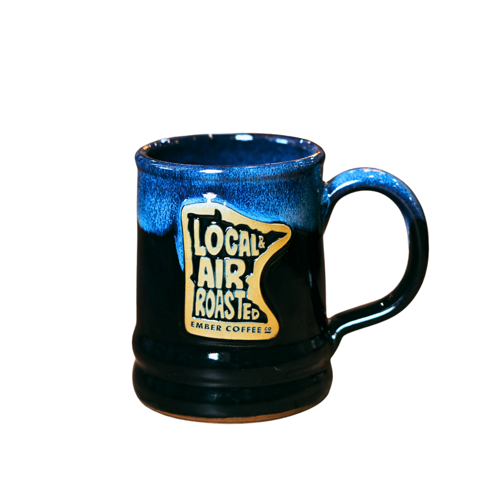 Pottery Mugs Deep Blue