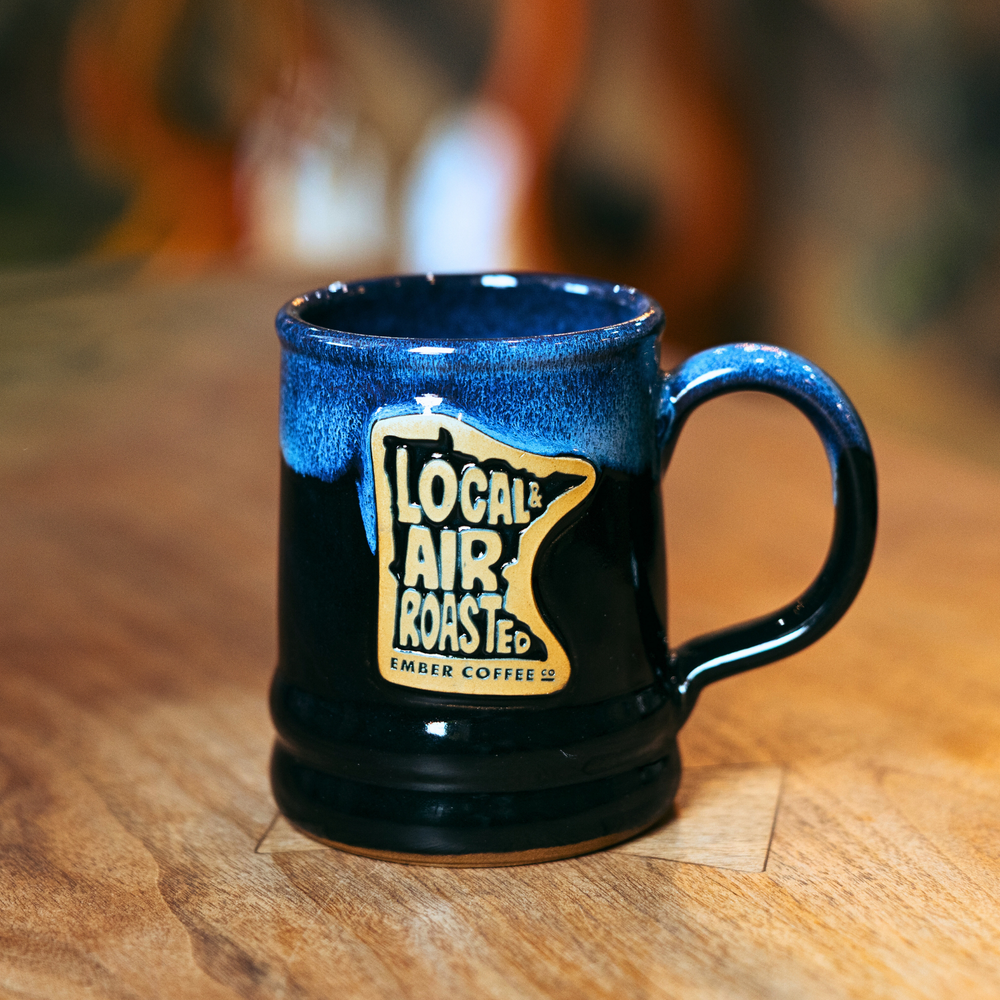 Pottery Mugs Deep Blue