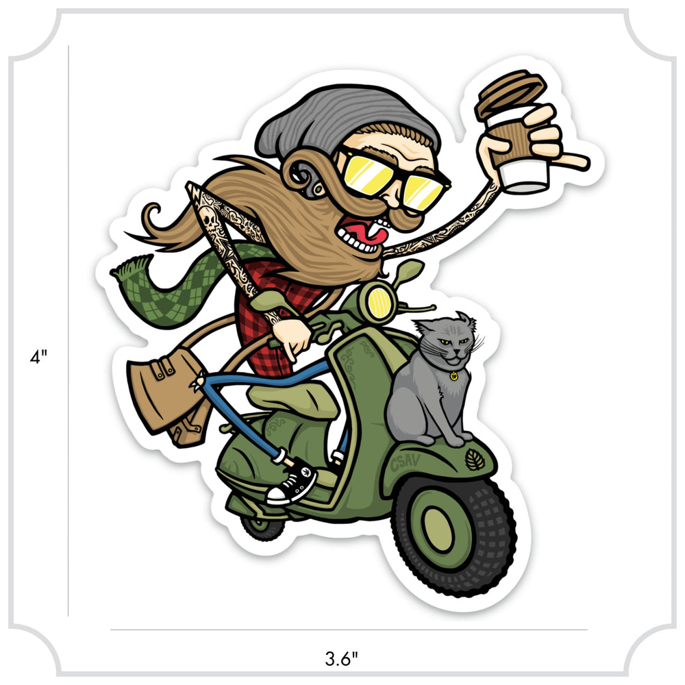 Ember Wacky Sticker | Ember Coffee Co.