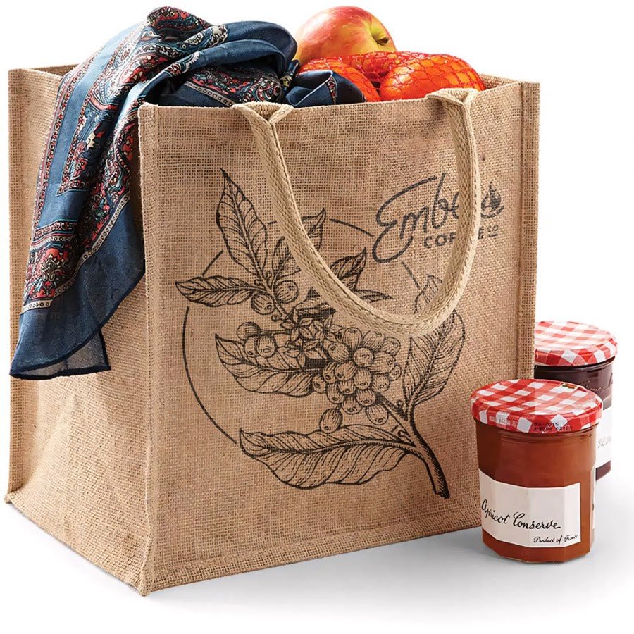 Ember Jute Grocery Tote | Ember Coffee Co.