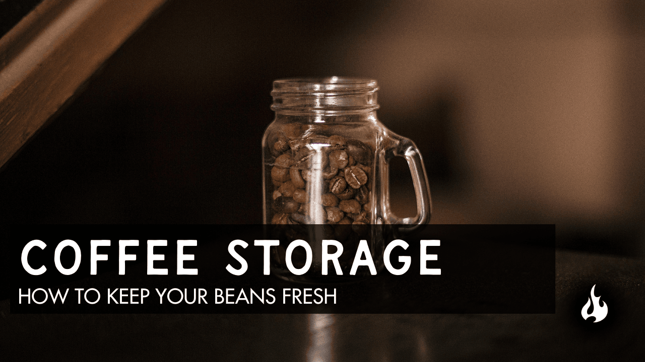 Coffee beans in a mug