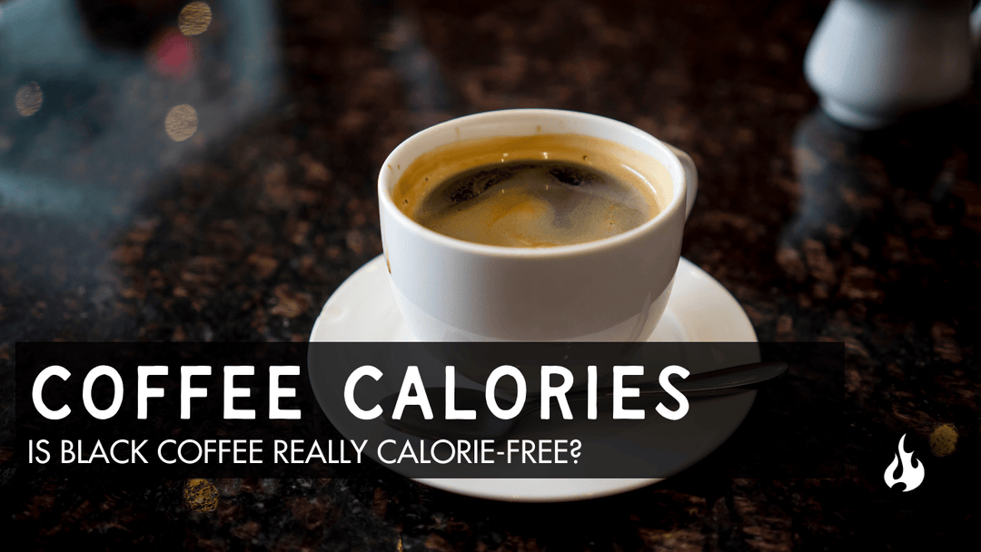 White cup of black coffee on saucer with scattered coffee beans