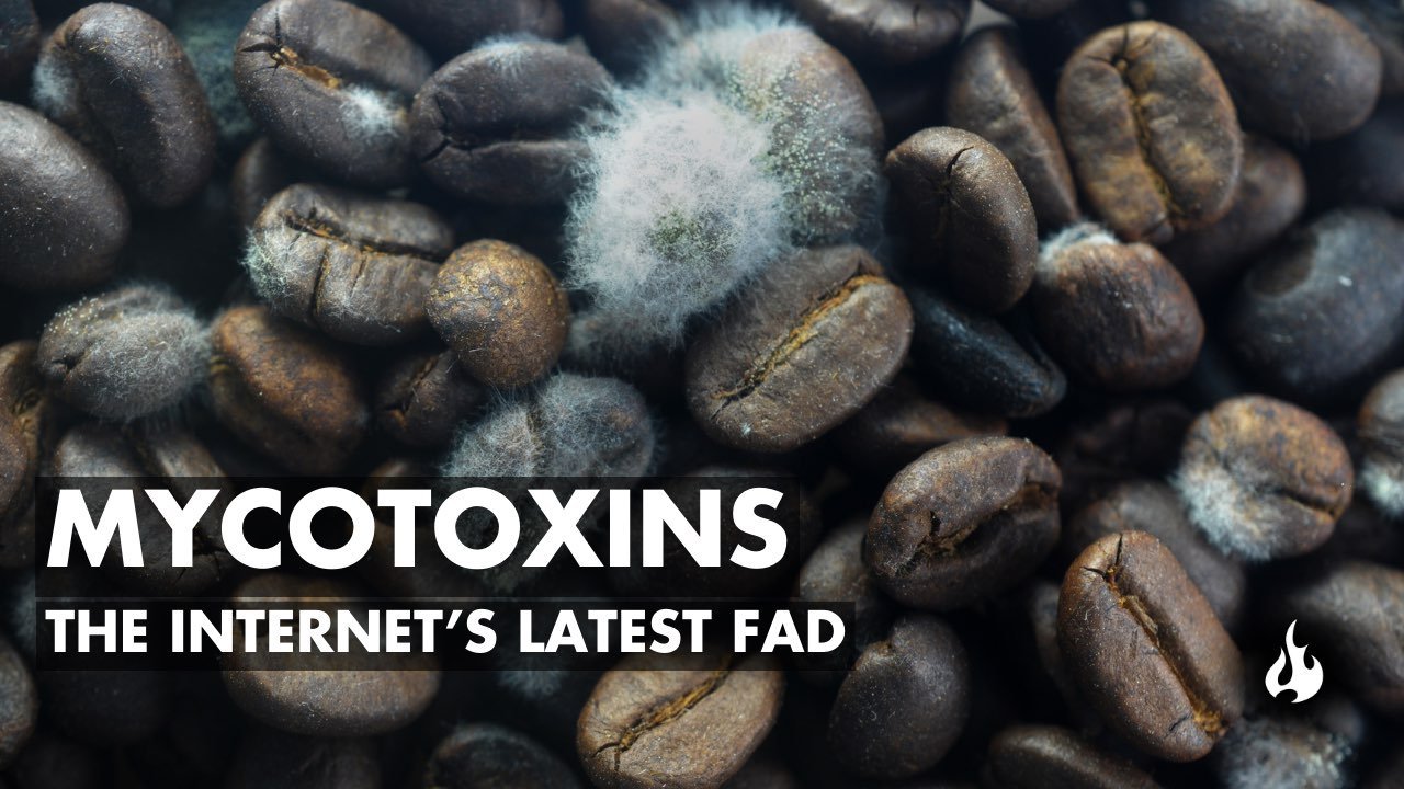 Coffee beans with mold