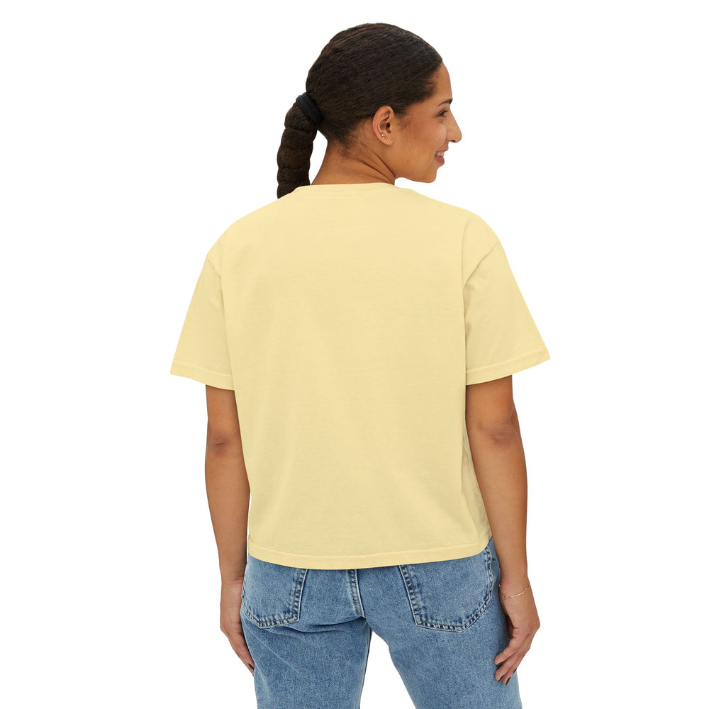 Ember Sunrise Graphic Tee — Women's Boxy T-Shirt