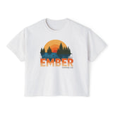 Ember Sunrise Graphic Tee — Women's Boxy T-Shirt