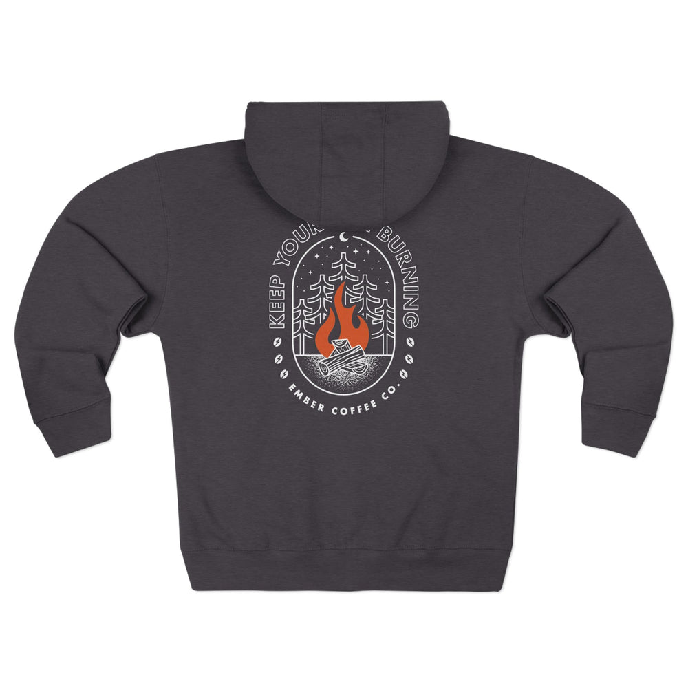 Ember Coffee Keep Your Fire Full-Zip Hoodie