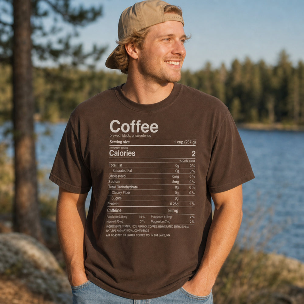 Ember Coffee Nutritional Tee (Unisex)