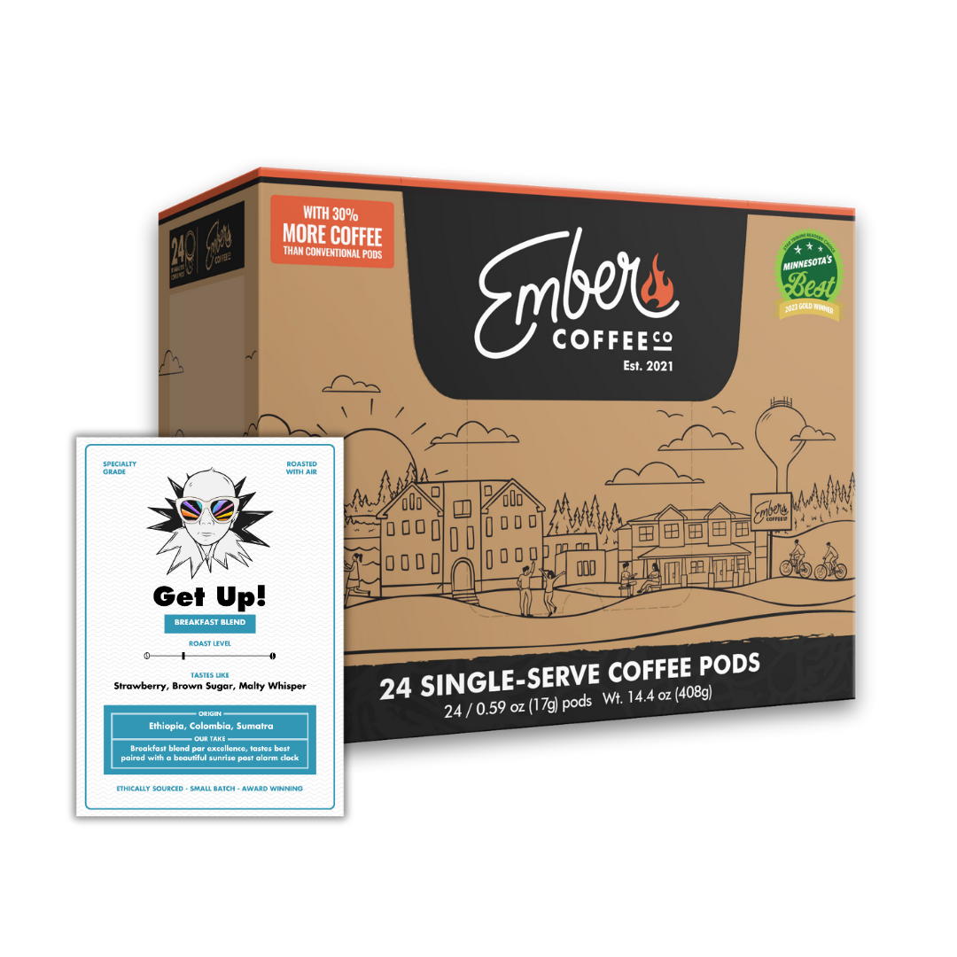 Get Up! Breakfast Blend K-Pods, box of 24, front of box