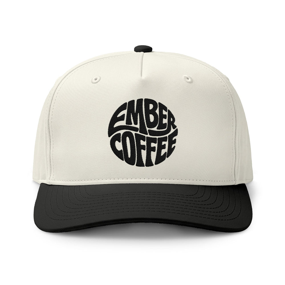 Ember Coffee Two-Tone Cap – Retro Logo Trucker Hat
