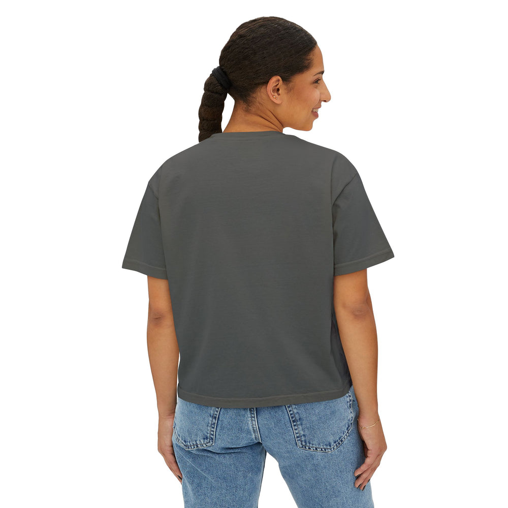 Ember Sunrise Graphic Tee — Women's Boxy T-Shirt