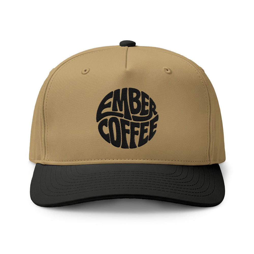 Ember Coffee Two-Tone Cap – Retro Logo Trucker Hat