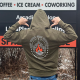Keep Your Fire Burning Zip-Up Sweatshirt