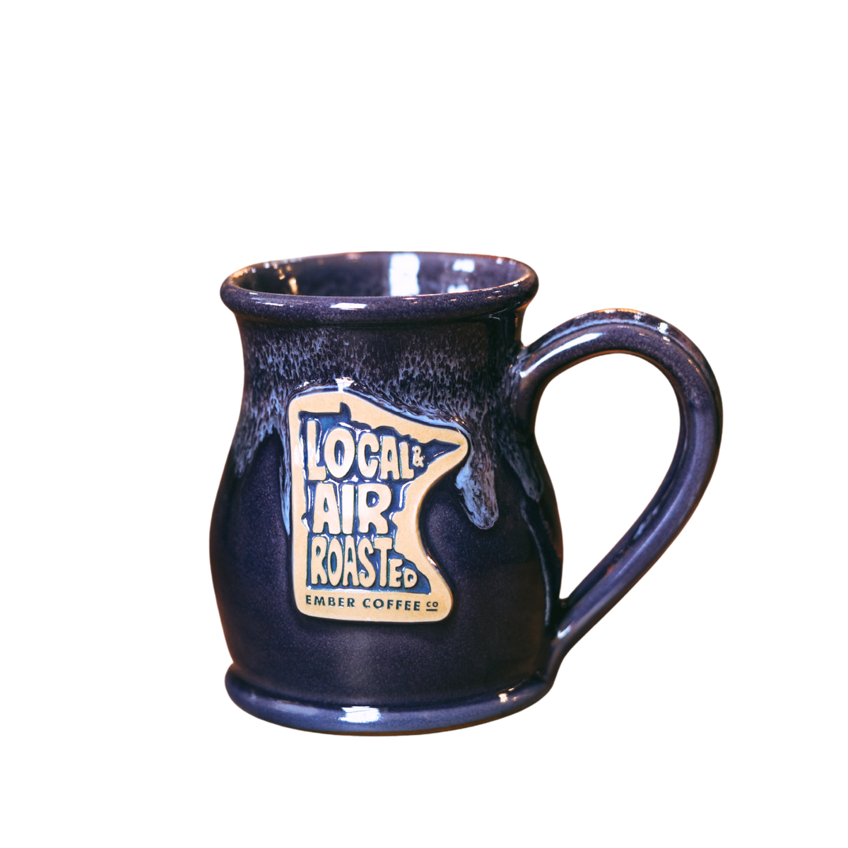 Pottery Mugs Dark Purple, pottery mug in Dark Purple, view 1