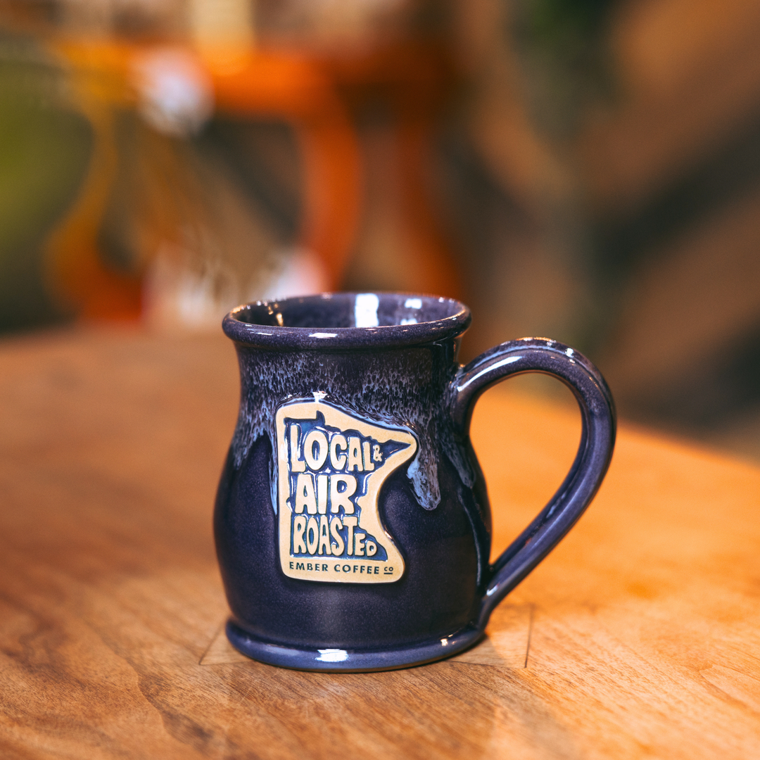 Pottery Mugs Dark Purple