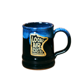 Pottery Mugs Deep Blue