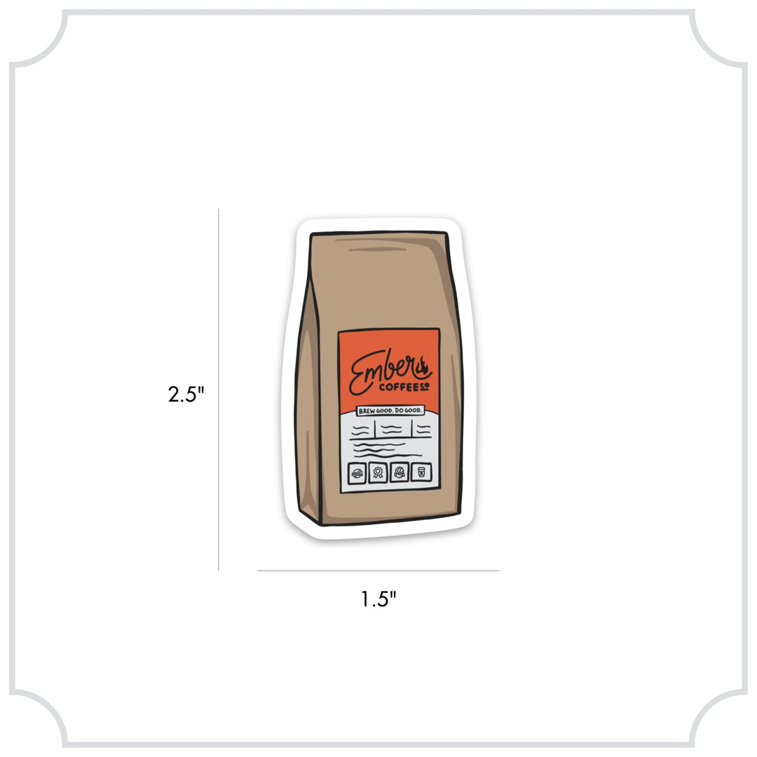 Ember Bag Sticker | Ember Coffee Co.