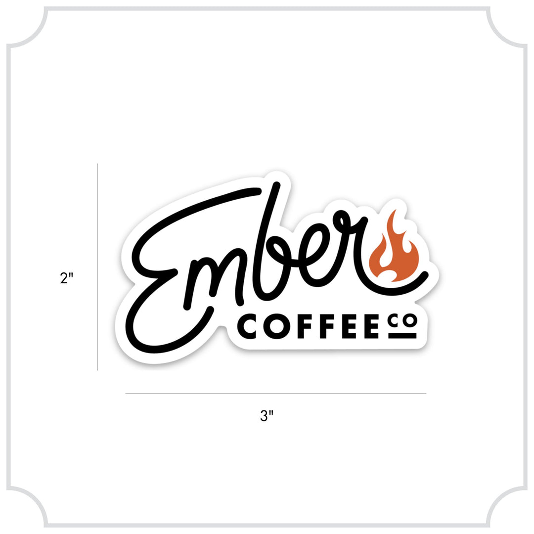 Ember Classic Sticker | Ember Coffee Co.