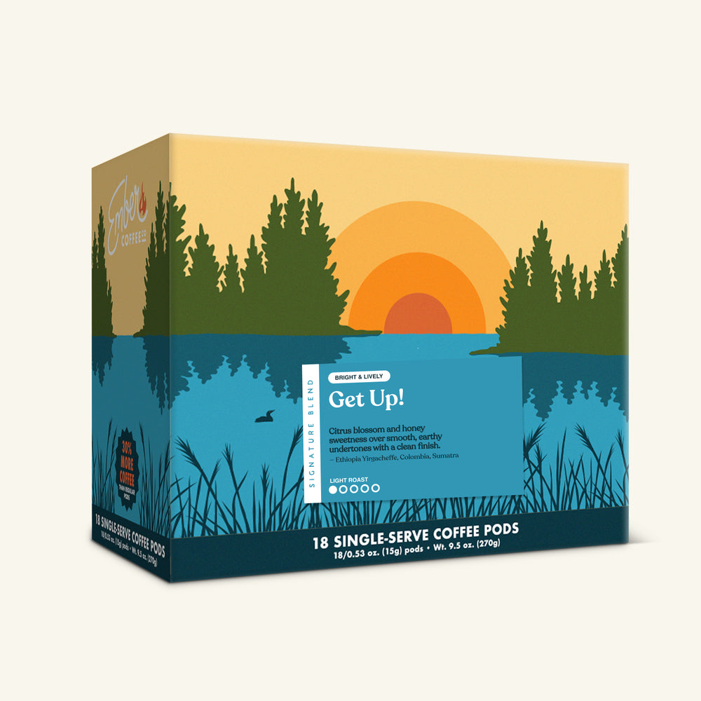 Get Up! Breakfast Blend K-Pods, box of 18, 3D front view