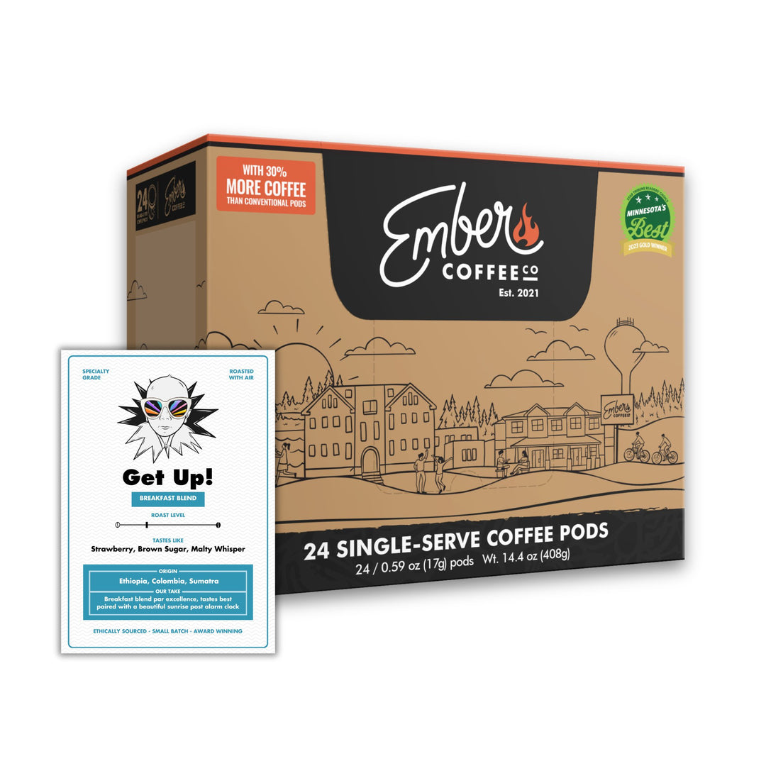 Get Up! Breakfast Blend K - Pods | Ember Coffee Co.